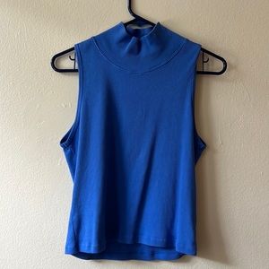 Big Bud Press Turtleneck Tank Top, Royal Blue, (L)